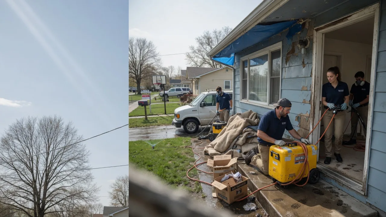 Basement Flood Cleanup in East Templeton, MA near me